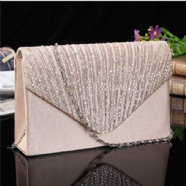 Naisten Iltamorsiuslompakko Envelope Flash Diamond Clutch Kannettava Olkalaukku Crossbody Bag