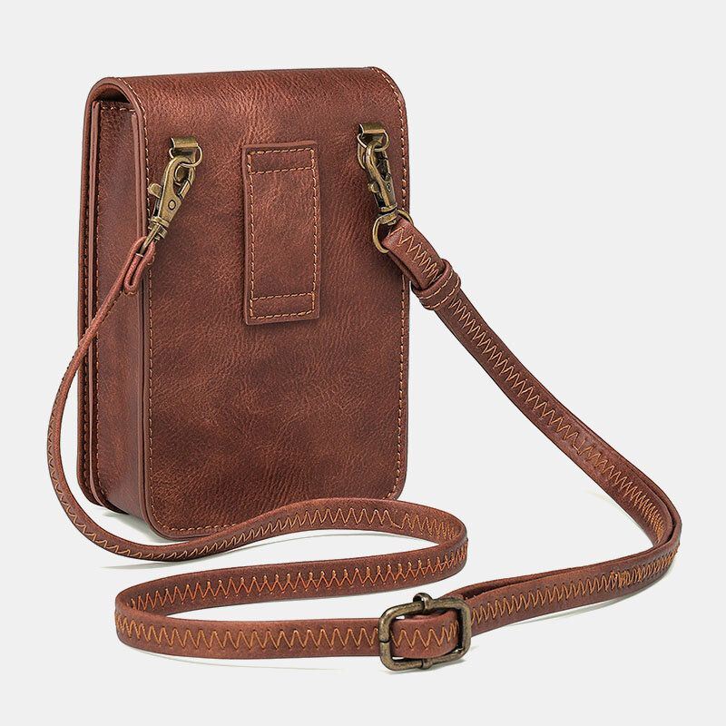 Naisten Irrotettava Olkahihna Hardware Niitti Decor Käärmekuvioinen Läppä Magneettinen Kiinnitys Design Crossbody Laukku Vyötärölaukku