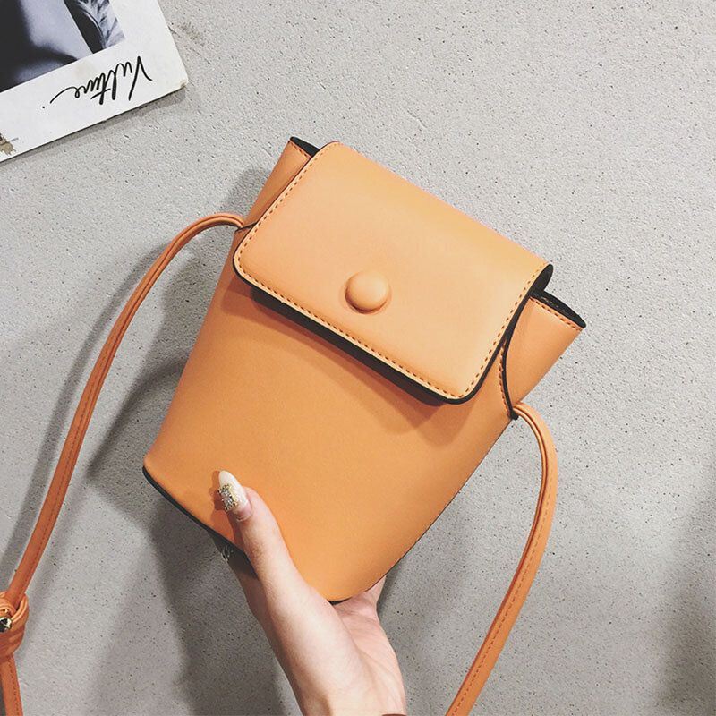 Naisten Kiinteä 6.3 Tuuman Puhelinlaukku Crossbody-laukku