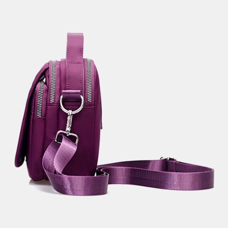 Naisten Mini Pieni Kevyt Vedenpitävä Olkalaukku Crossbody Bag Puhelinlaukku