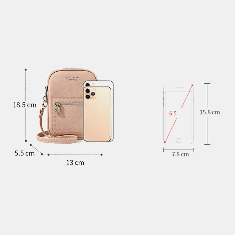 Naisten Mini Small Crossbody Laukku Olkalaukku Puhelinlaukku