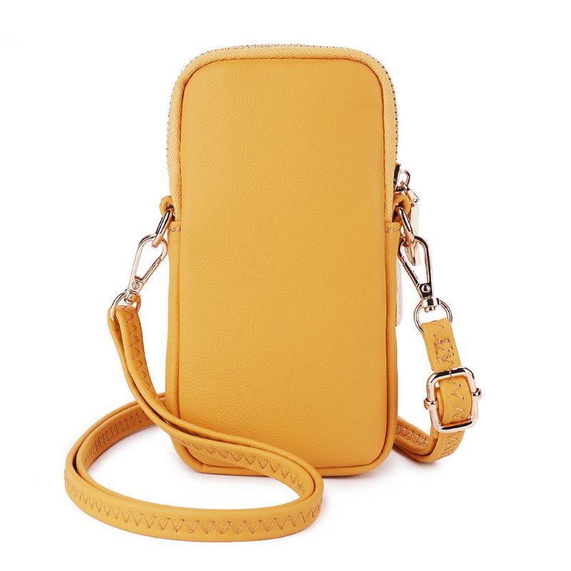 Naisten Muoti Solid Phone Laukku Rento Crossbody Laukku