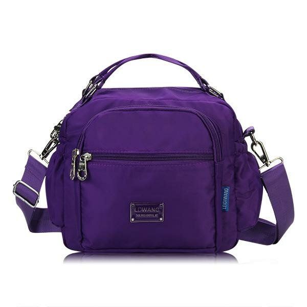 Naisten Nylon Vedenpitävät Laukut Tytöt Rento Olkalaukut Outdoor Crossbody Laukut