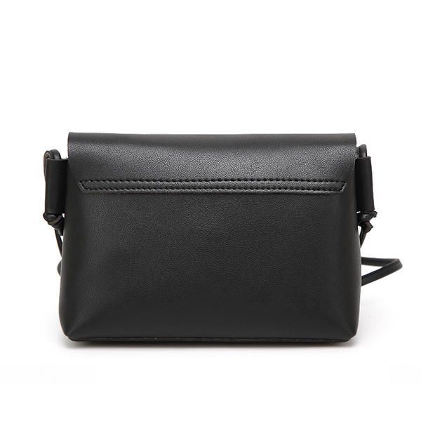 Naisten Pu Nahka Hasp Olkalaukut Vintage Flap Crossbody Laukut Olkalaukut