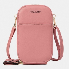 Naisten Soikea Yksivärinen Rento Puhelinlaukku Crossbody Laukut Olkalaukut Clutch Laukut