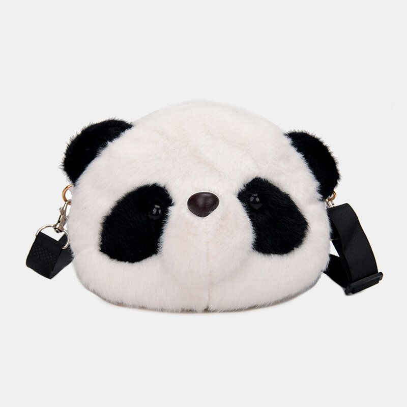 Naisten Talvi 2022 Dacron Lovely Panda Crossbody Laukku