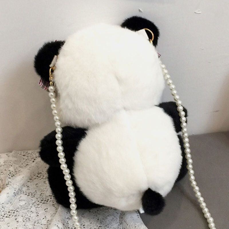 Naisten Talviolympialaiset Peking 2022 Dacron Cute Panda Crossbody Bag Olkalaukku