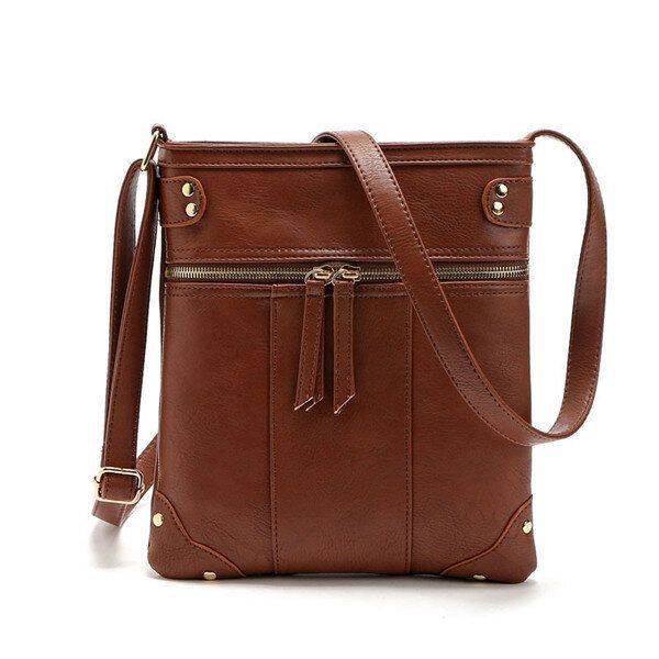 Naisten Vintage Messenger Laukut Tytöt Rennot Olkalaukut Retro Crossbody Laukut