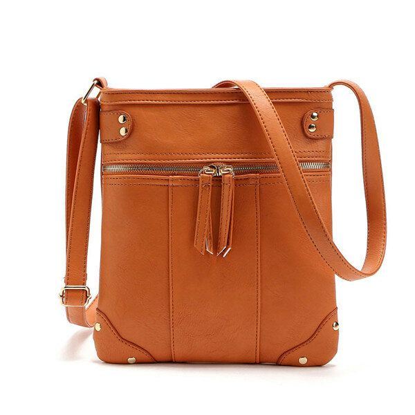 Naisten Vintage Messenger Laukut Tytöt Rennot Olkalaukut Retro Crossbody Laukut