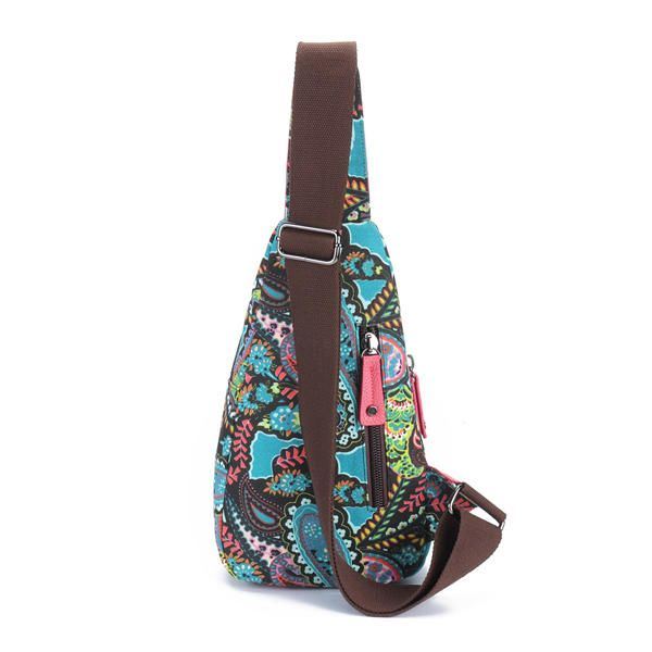 National Floral Summer Light Naisten Rintalaukku Sling Bag Olkalaukku Crossbody