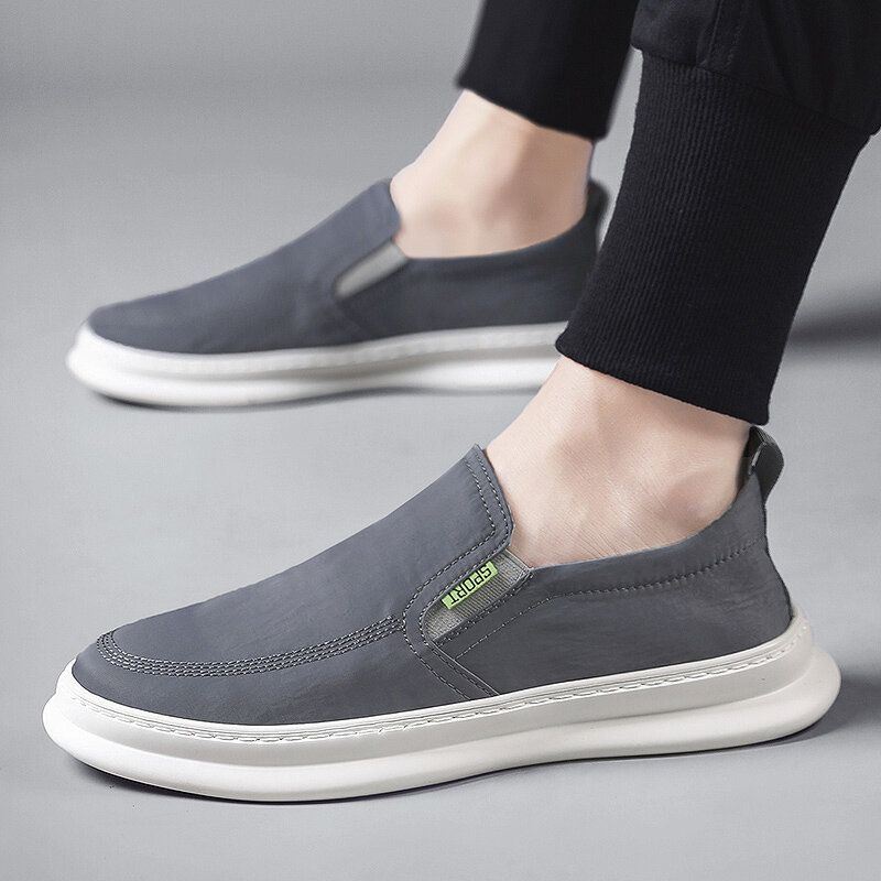 Miesten Jääsilkkikankaasta Hengittävät Ajokengät Slip On Skate Sneakers