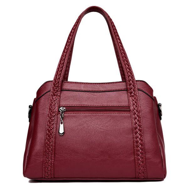 Naisten Elegant Soft Pu -käsilaukku Olkalaukut Crossbody Laukut