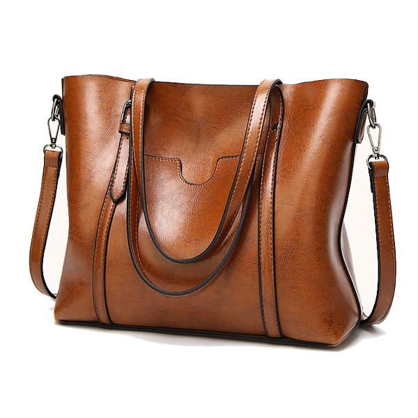 Naisten Käsilaukut Vintage Etutaskuinen Olkalaukku Suuri Tilavuus Crossbody Laukut