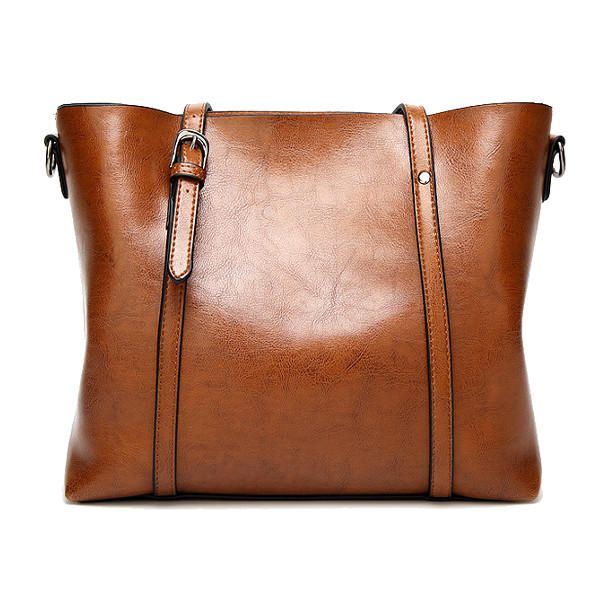 Naisten Käsilaukut Vintage Etutaskuinen Olkalaukku Suuri Tilavuus Crossbody Laukut