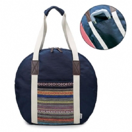 Naisten Oxford Kangaskäsilaukku Vedenpitävä Kansallinen Style Hang Bag Matkalaukku Matkalaukku