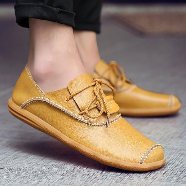 Business-kengät Miesten Vapaa-ajan Matalat Oxford-kengät Nahkaa