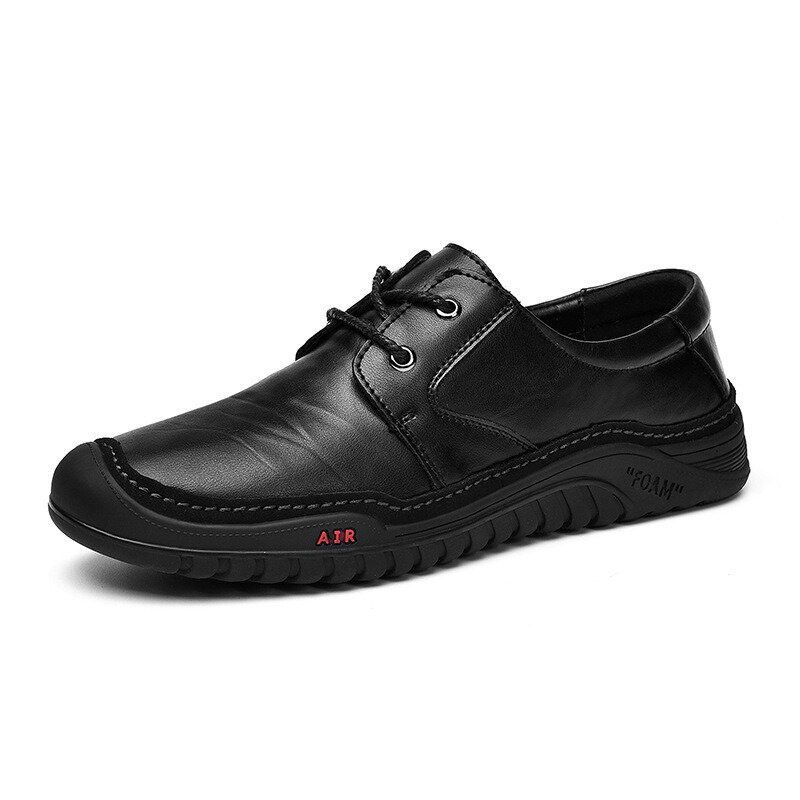 Miesten Aitoa Nahkaa Pehmeät Pohjat Business Casual Oxfords