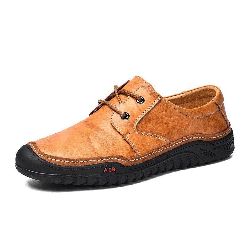 Miesten Aitoa Nahkaa Pehmeät Pohjat Business Casual Oxfords