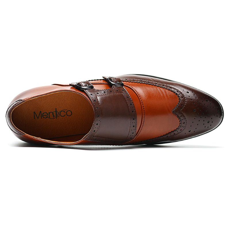 Miesten Brogue Carved Casual Business Office Nahka Oxfords