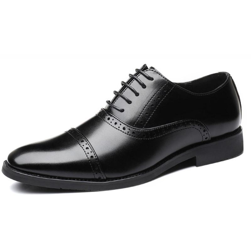 Miesten Brogue Carved Casual Business Oxfords -mekkokengät