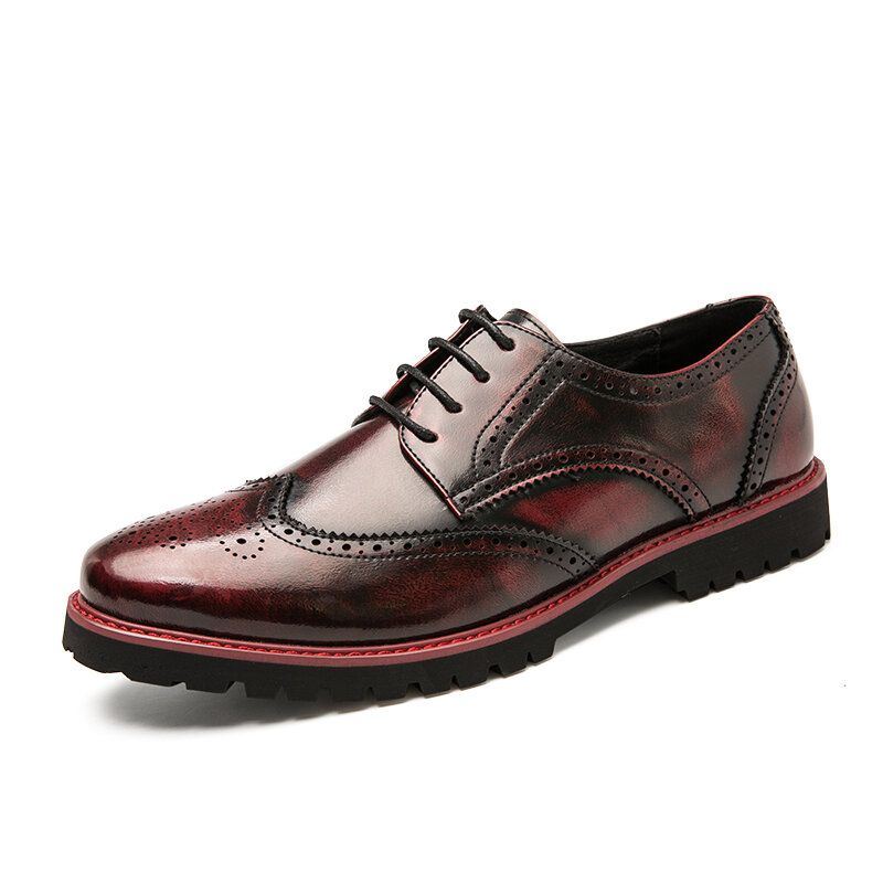 Miesten Brogue Craved Retro Gentleman Dress -kenkiä