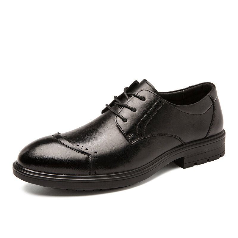 Miesten Brogue Lace Up Business Puettavat Oxfords-kengät