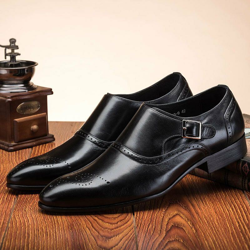 Miesten Brogue-veistetty Kuminauha Rento Business Oxfords