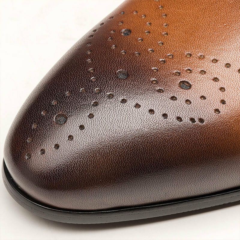 Miesten Brogue-veistetty Kuminauha Rento Business Oxfords