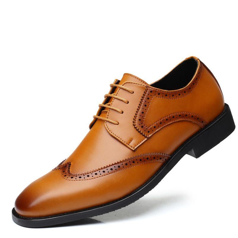 Miesten Isokokoiset Brogue Oxfords Normal Business Dress -kengät