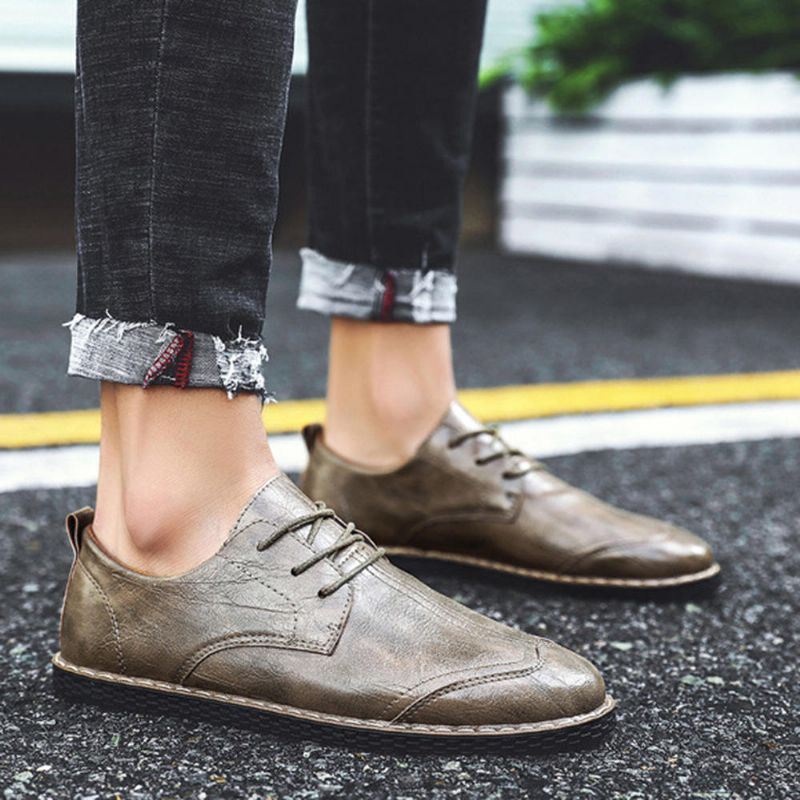 Miesten Juhlamekko Kengät Pehmeät Business Casual Oxfords