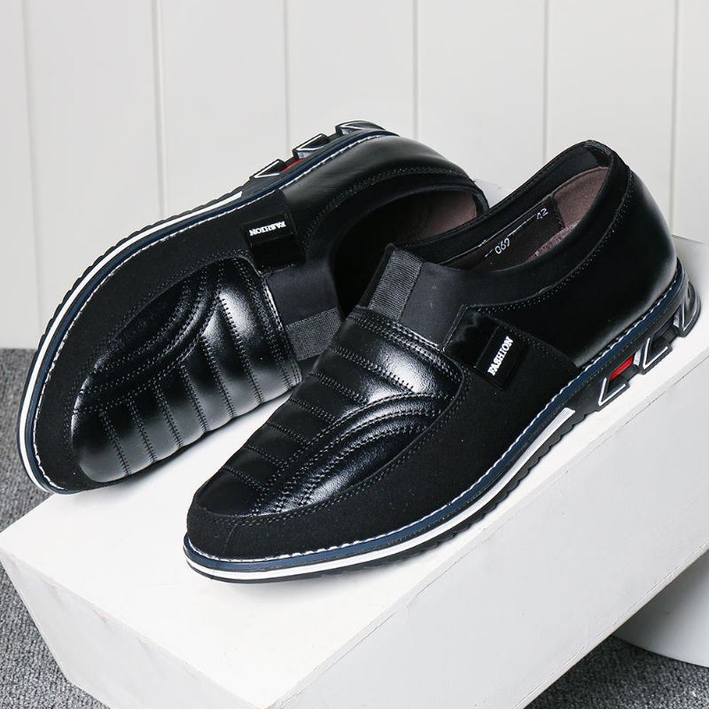 Miesten Liukumaton Mikrokuitunahka Casual Business Office Oxfords