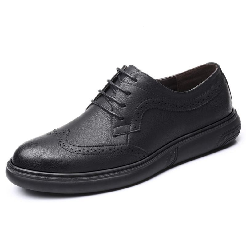 Miesten Microfiber Casual Business Oxfords