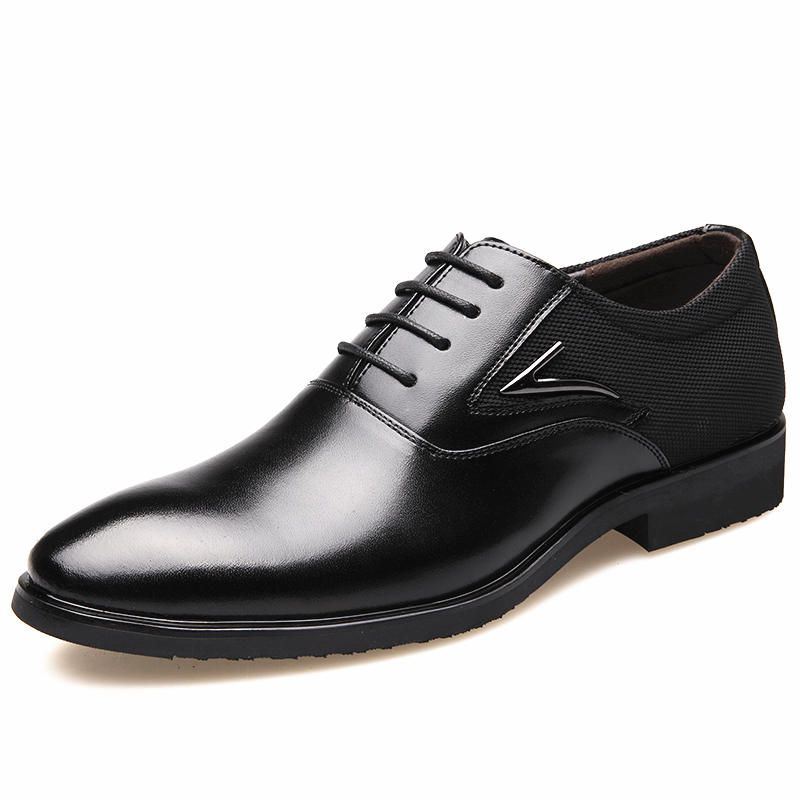 Miesten Mikrokuitukärkikärki Formal Business Oxfords