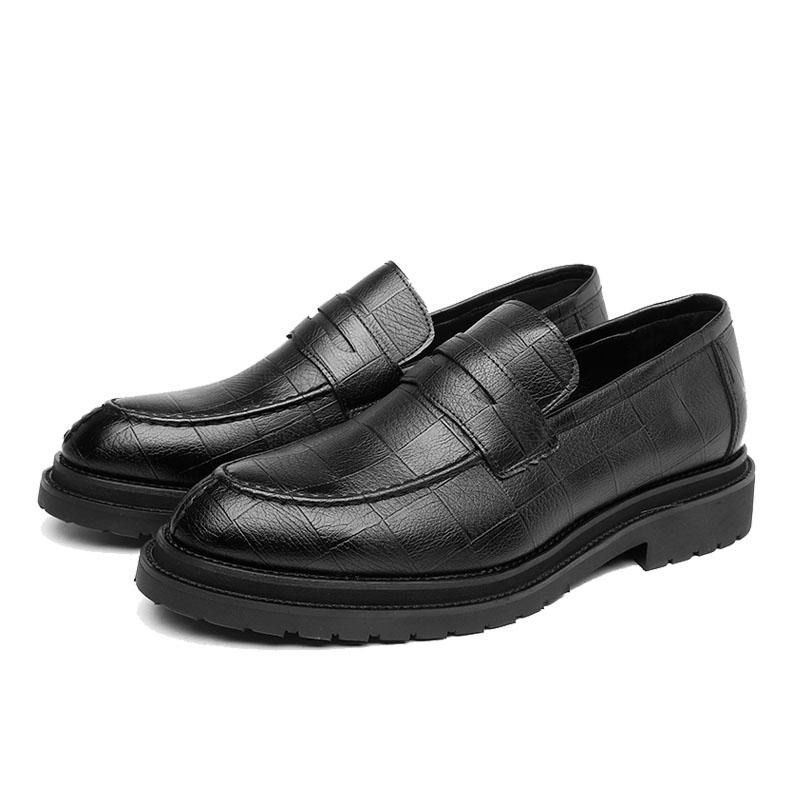 Miesten Mikrokuitunahka Casual Business Oxfords