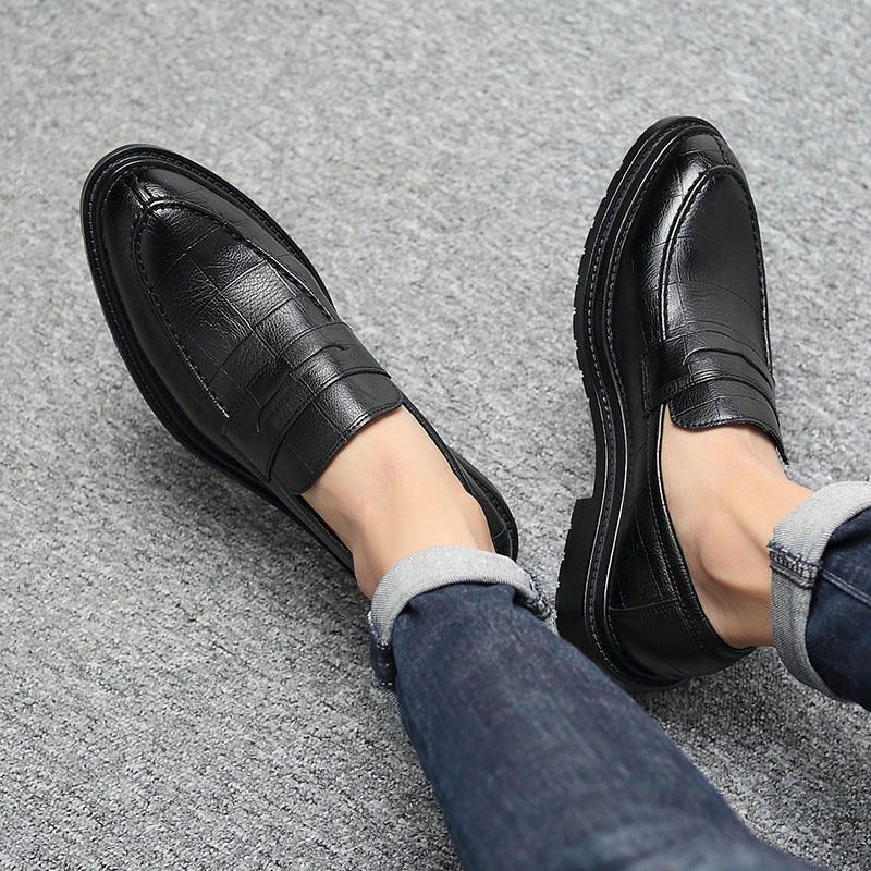 Miesten Mikrokuitunahka Casual Business Oxfords