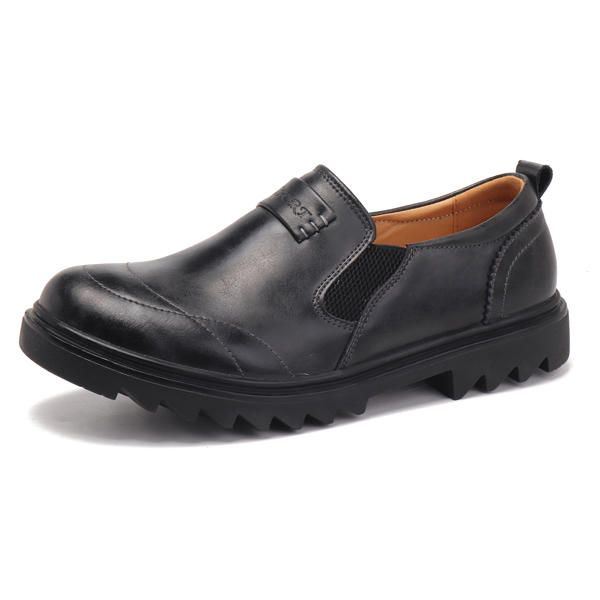 Miesten Mukava Rento Liike-elämän Kuminauha Slip On Oxfords