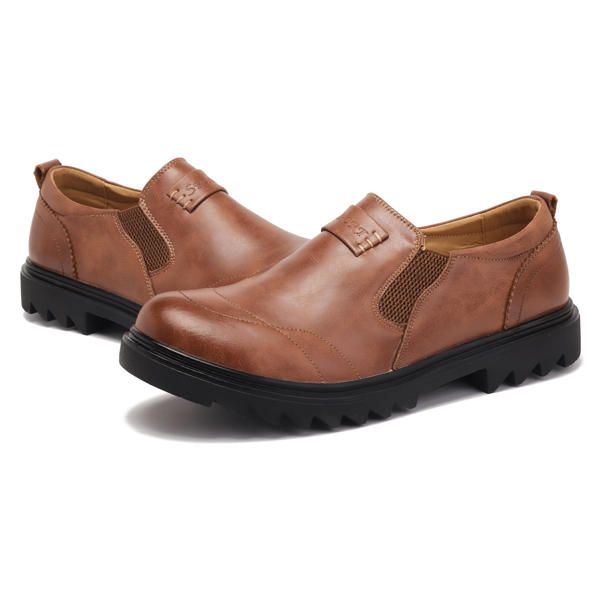 Miesten Mukava Rento Liike-elämän Kuminauha Slip On Oxfords