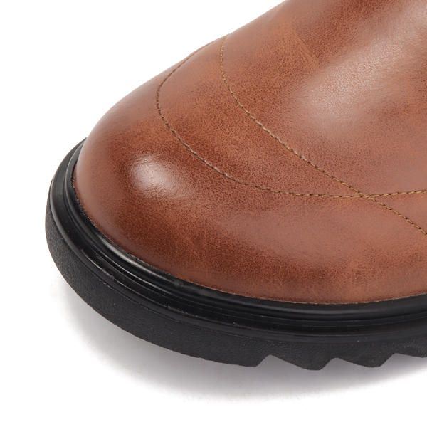 Miesten Mukava Rento Liike-elämän Kuminauha Slip On Oxfords