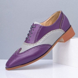 Miesten Suurikokoiset Teräväkärkiset Väriltään Hylkivät Business Oxfords -kengät
